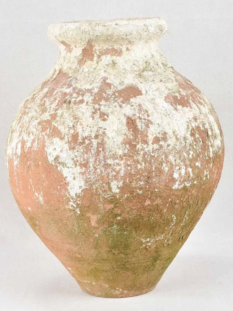 19th century Spanish oil pot - weathered 24"