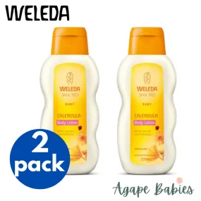 [2 Pack] Weleda Calendula Baby Lotion, 200ml Exp: