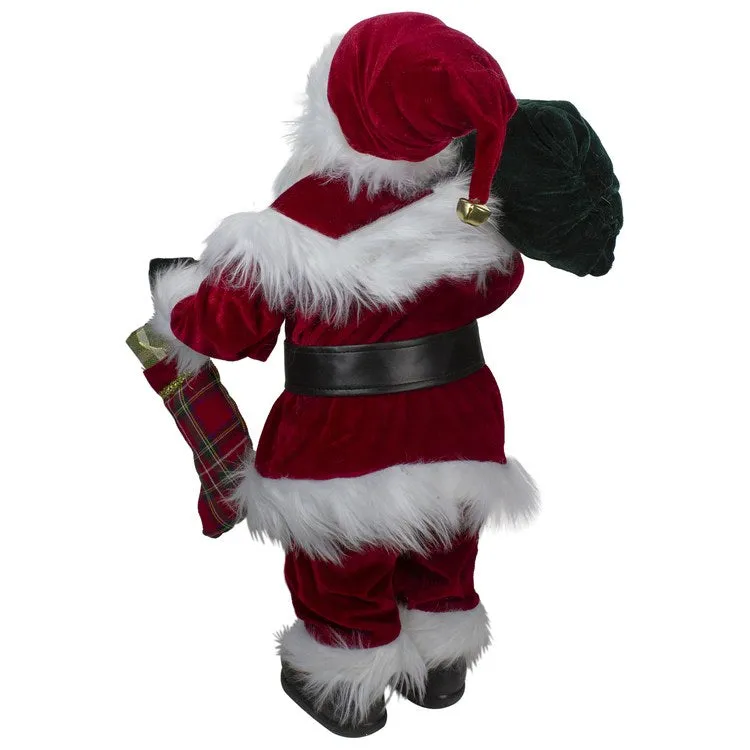 2' Standing Santa Christmas Figurine with Presents