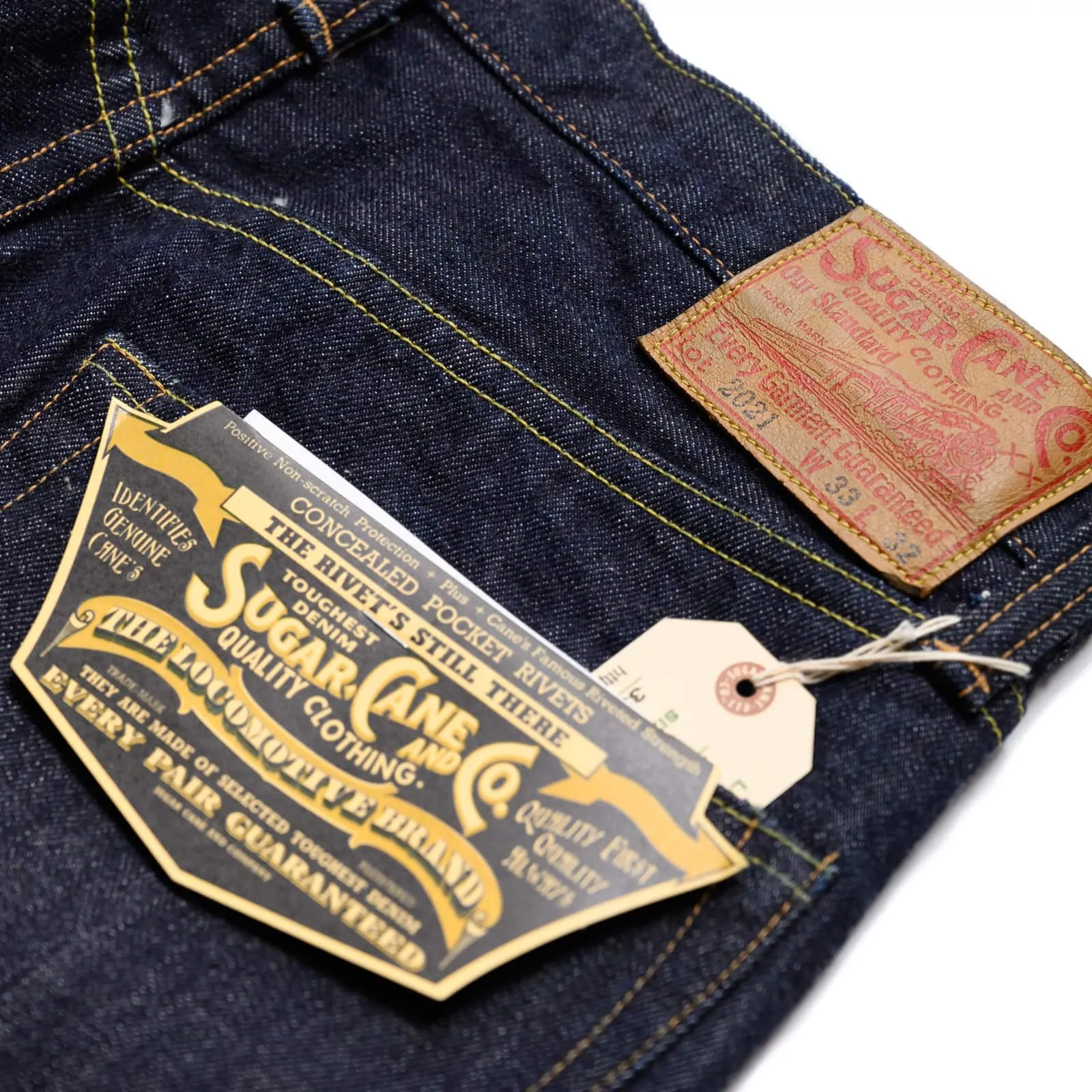 2021 14.25oz Selvedge Denim Slim Tapered Indigo SC42021A