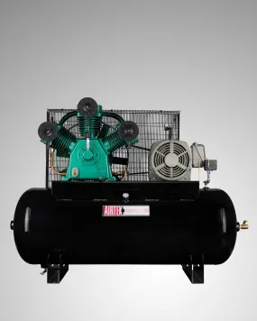 25 HP 200 Gallons Double Stage Horizontal Electric Industrial Air Compressor