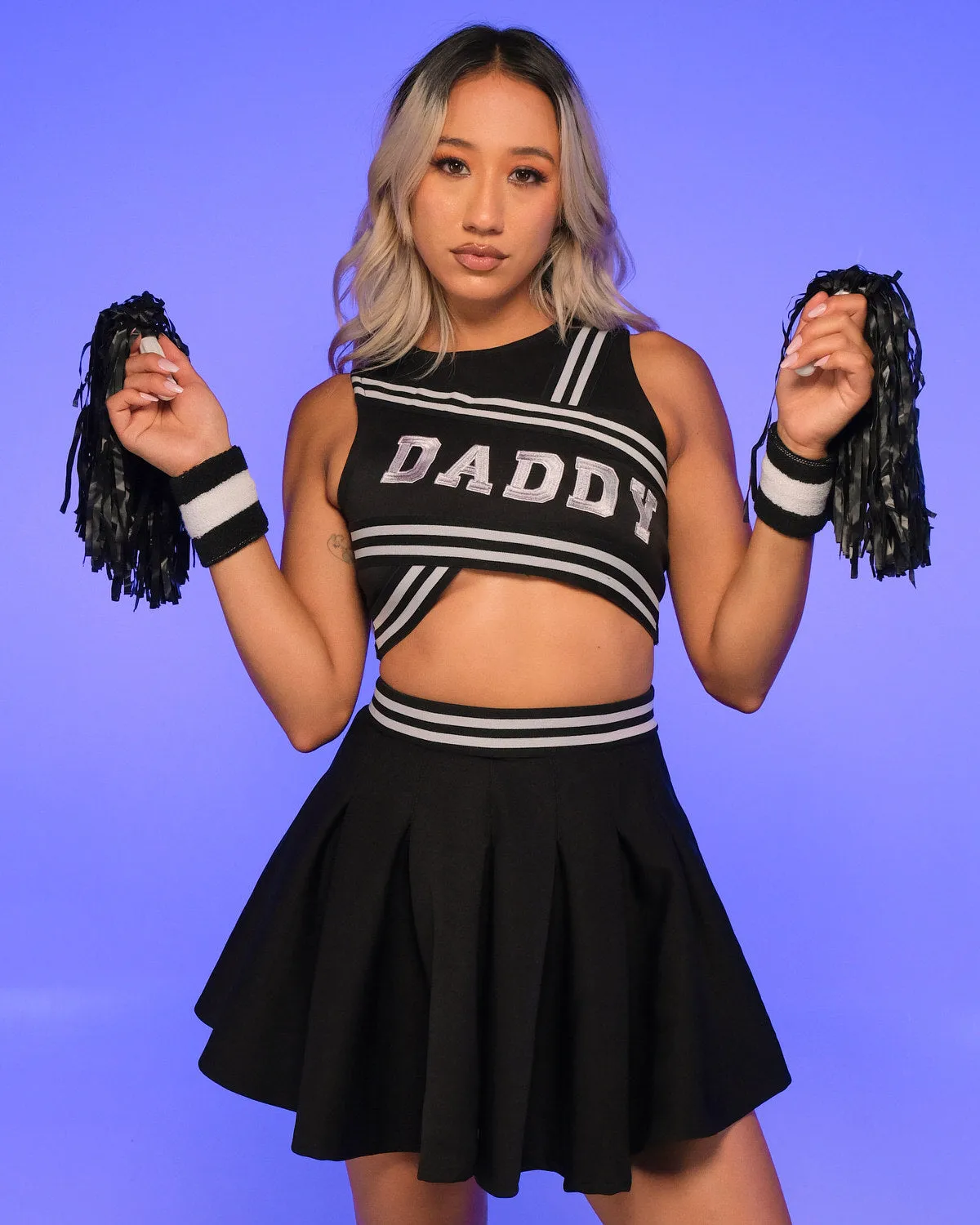 6pc Daddy's Girl Cheerleader Costume