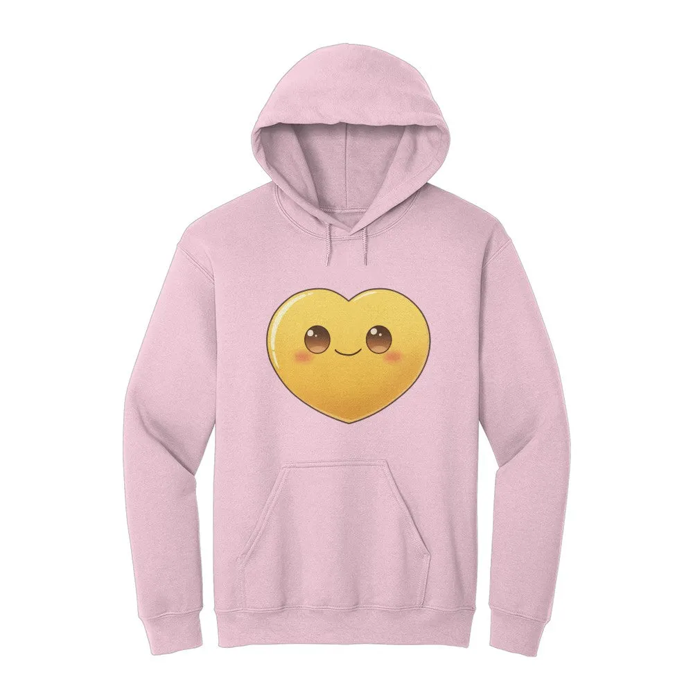 A perfect gift for you and everyone - Love Heart Unisex Hooded Sweatshirt for Adults