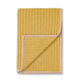 Alicia Adams Alpaca Rib Throw in French Yellow