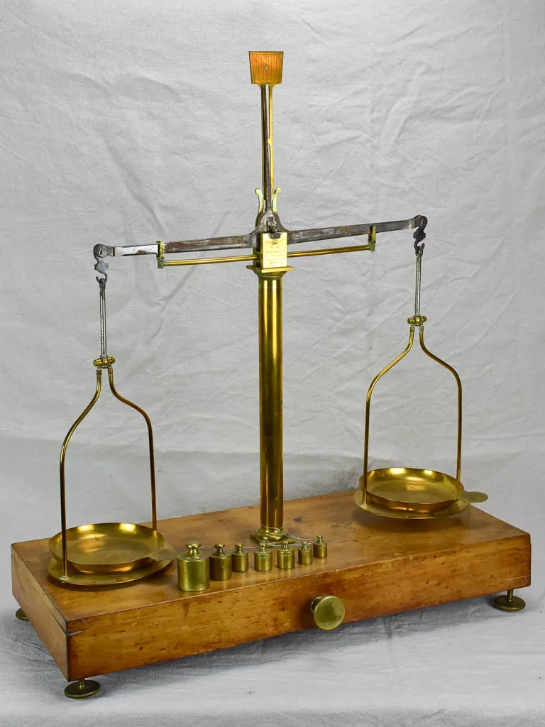 Antique French scales from a Pharmacy, Paris