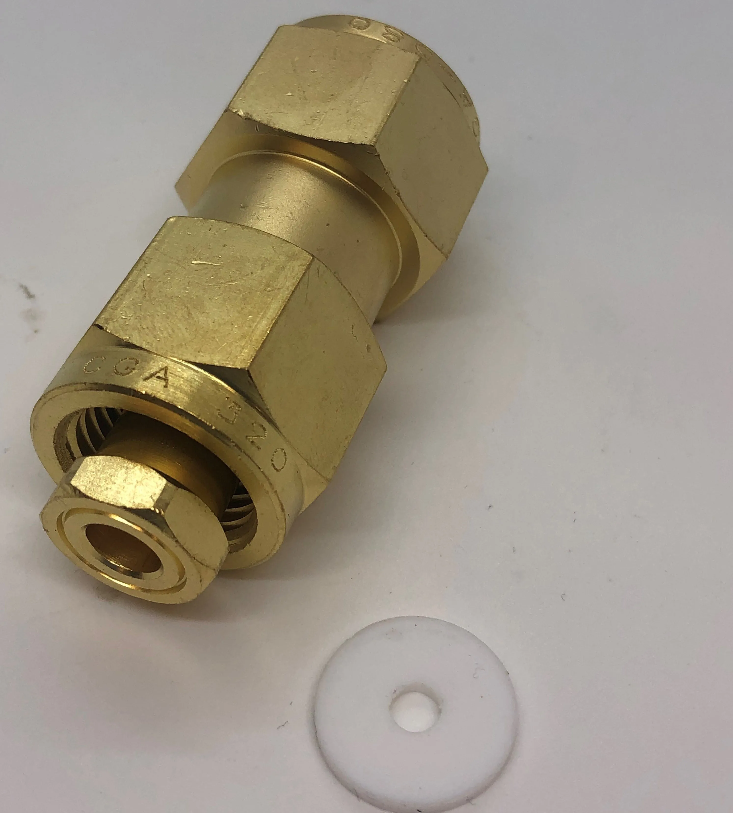 Argon Flowmeter to CO2 Tank Adapter HTP America USAWELD.COM