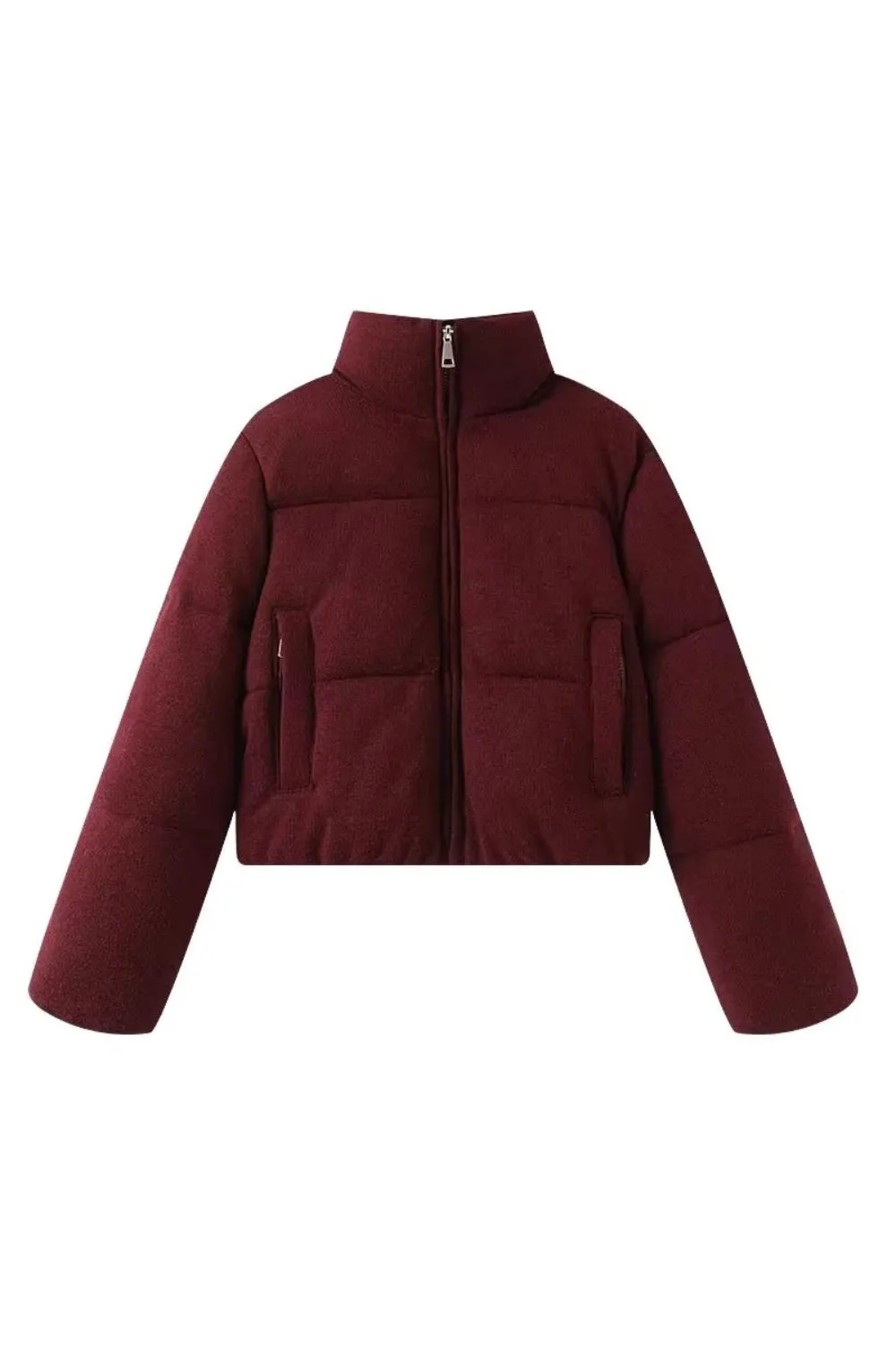 'Armando' Stand-Up Collar Quilted Puffer Jacket