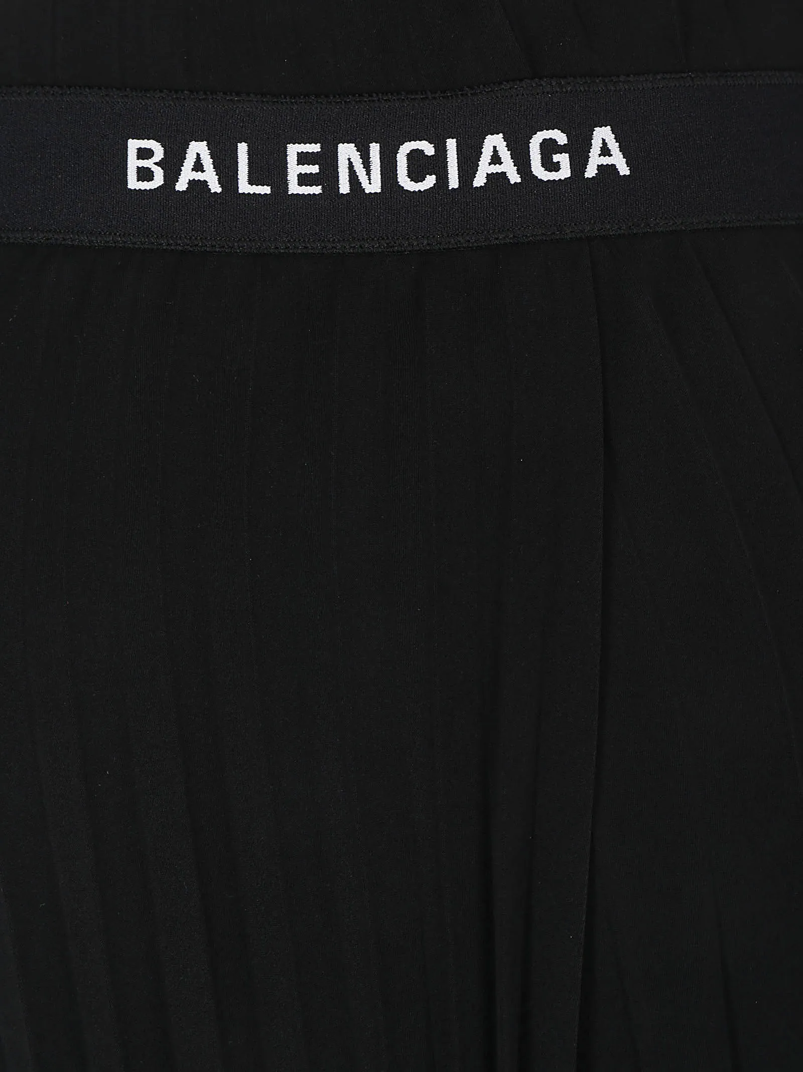 Balenciaga Asymmetric Pleated Skirt