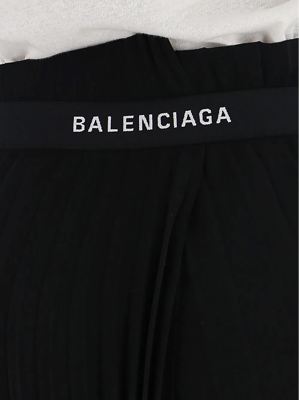 Balenciaga Asymmetric Pleated Skirt