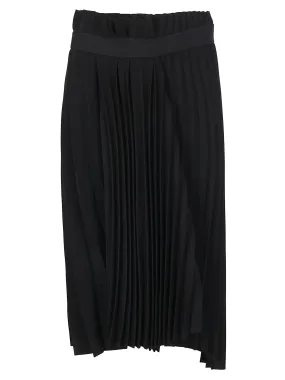 Balenciaga Asymmetric Pleated Skirt