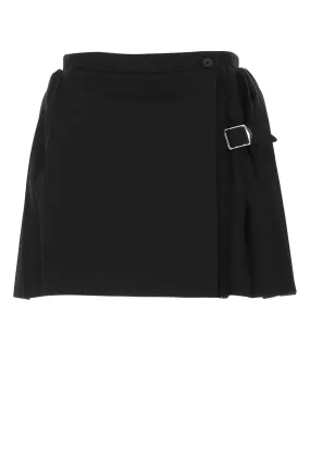 Balenciaga Pleated Mini Skirt