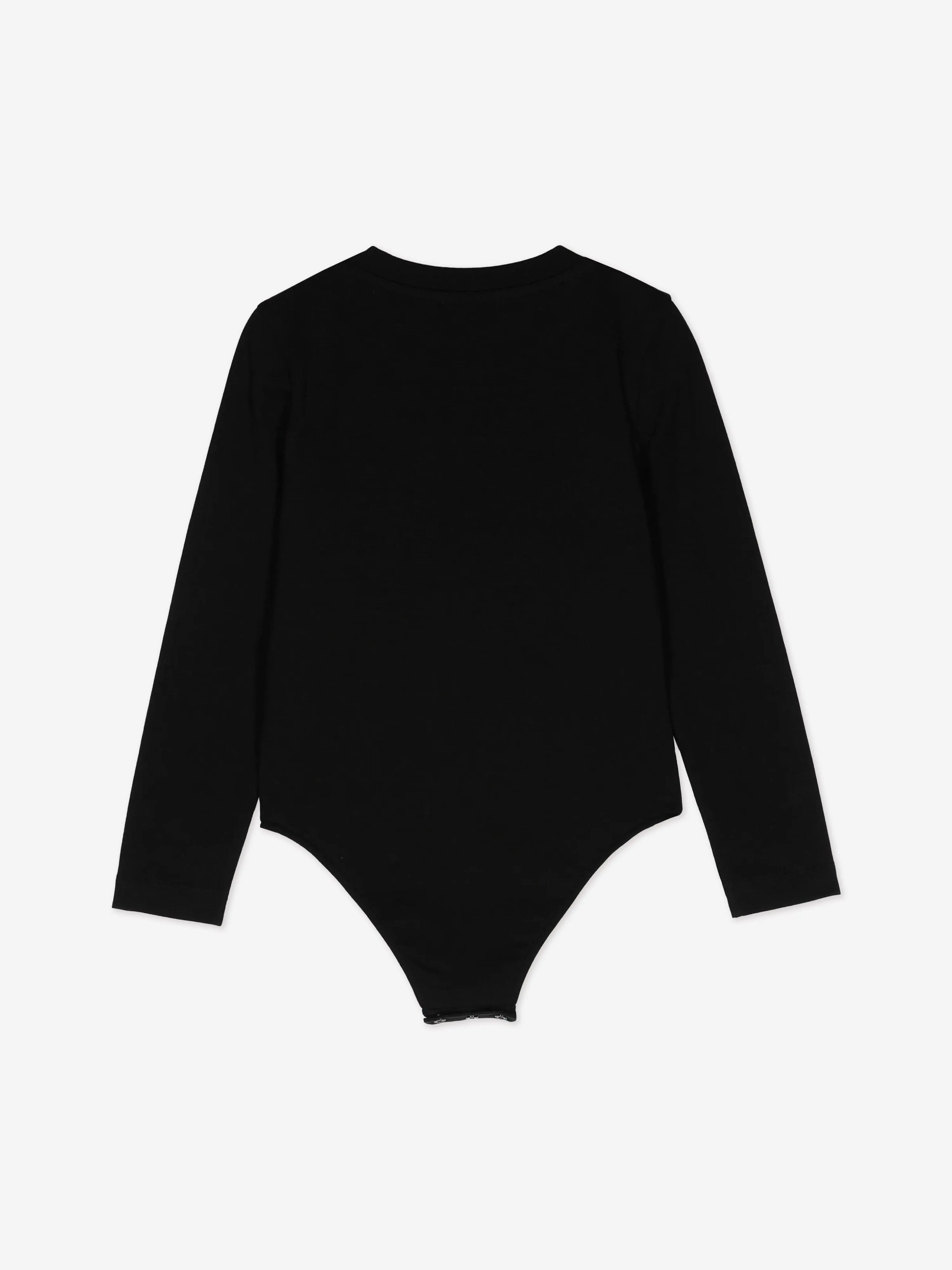 Balmain Girls Logo Bodysuit in Black