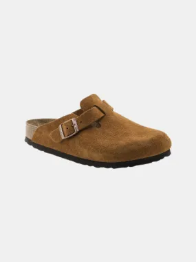 BIRKENSTOCK BOSTON SOFT FOOTBED SUEDE LEATHER - NARROW