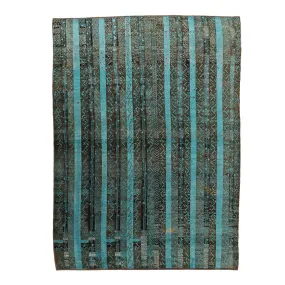 Blue Vintage Wool Rug - 9'6" x 13'5"