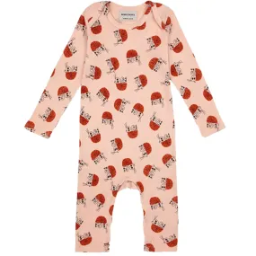 Bobo Choses Light Pink Hermit Crab All Over Overall