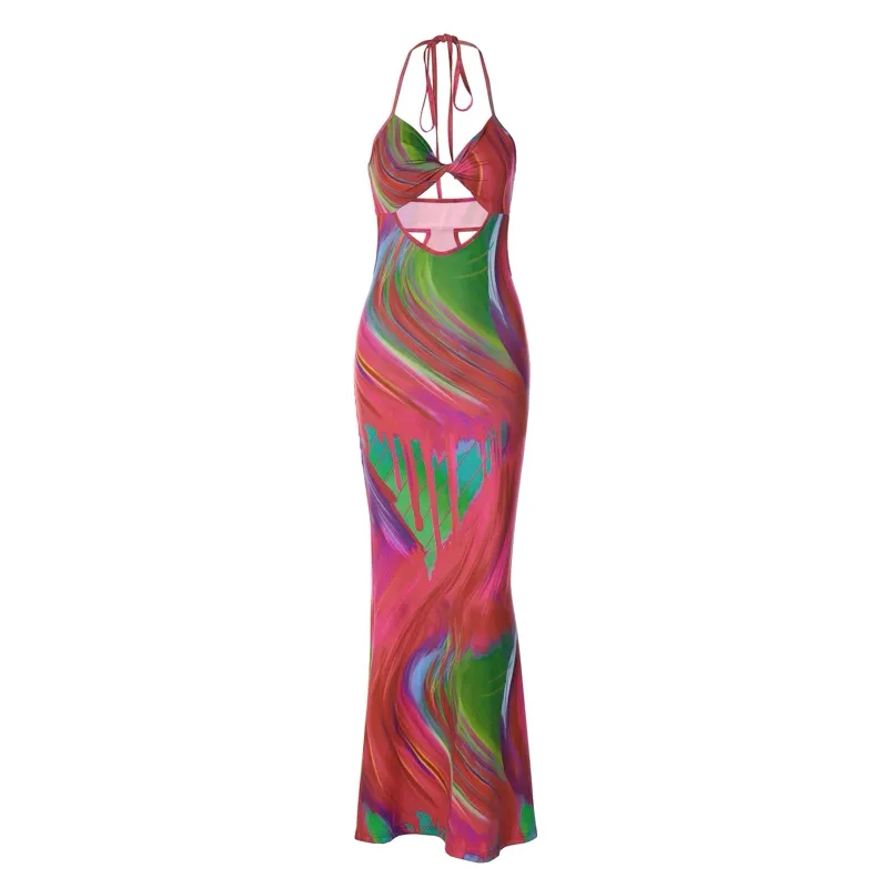 Bonnyshow Aasiya Fishtail Bodycon Maxi Dress