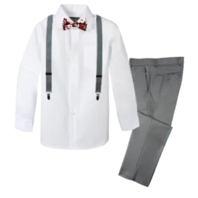 Boys' 4-Piece Customizable Suspenders Outfit - Customer's Product with price 59.95 ID TKGjLpcRtrW--1M2_P_onP20