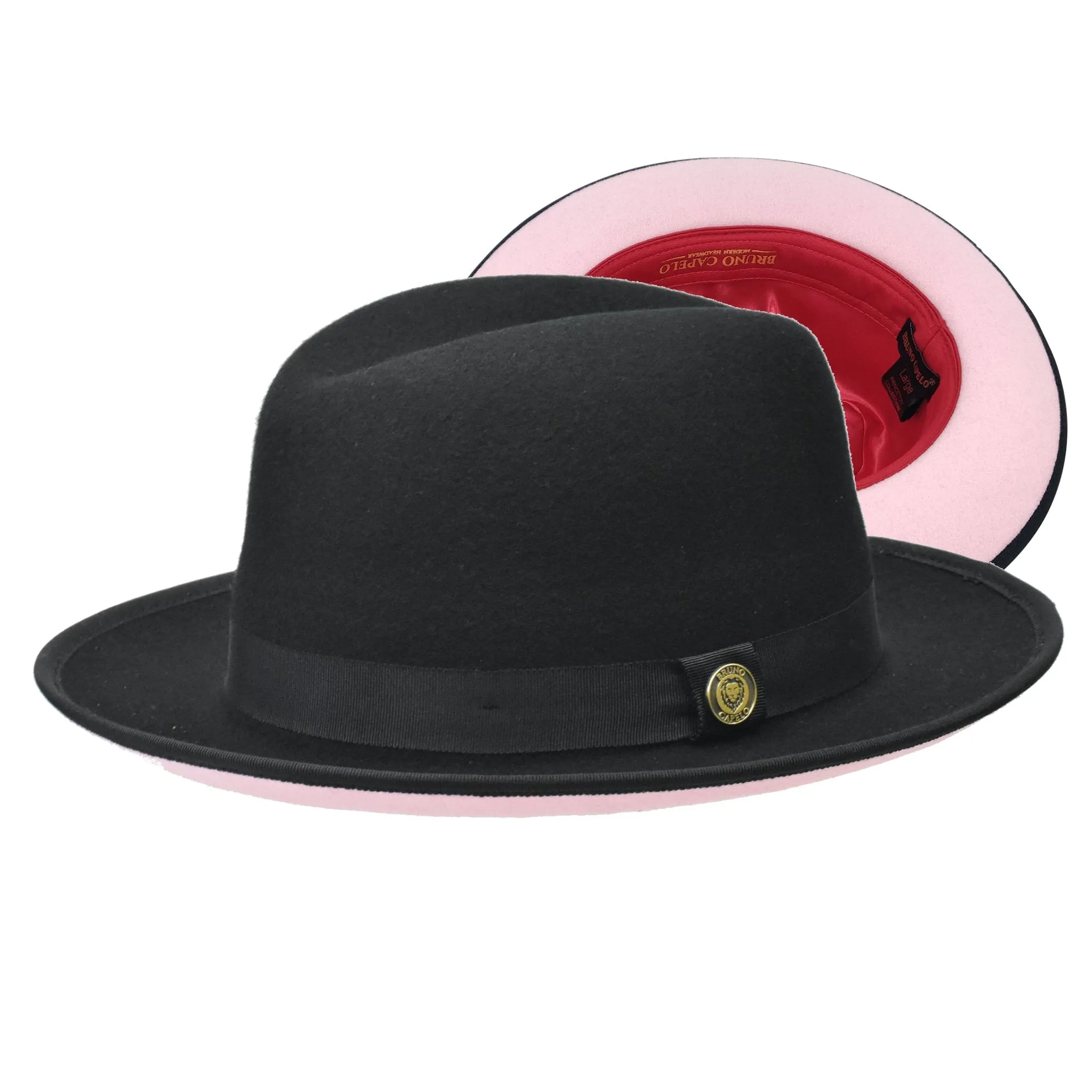 Bruno Capelo Princeton Color Bottom Center Dent Wool Fedora