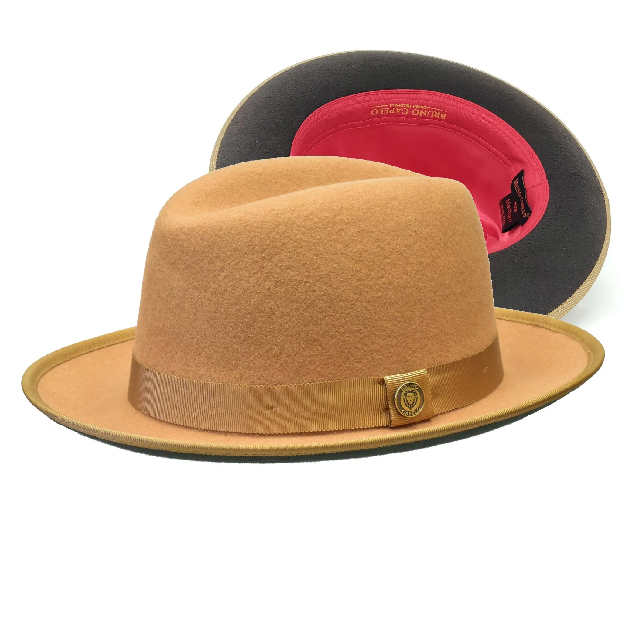 Bruno Capelo Princeton Color Bottom Center Dent Wool Fedora