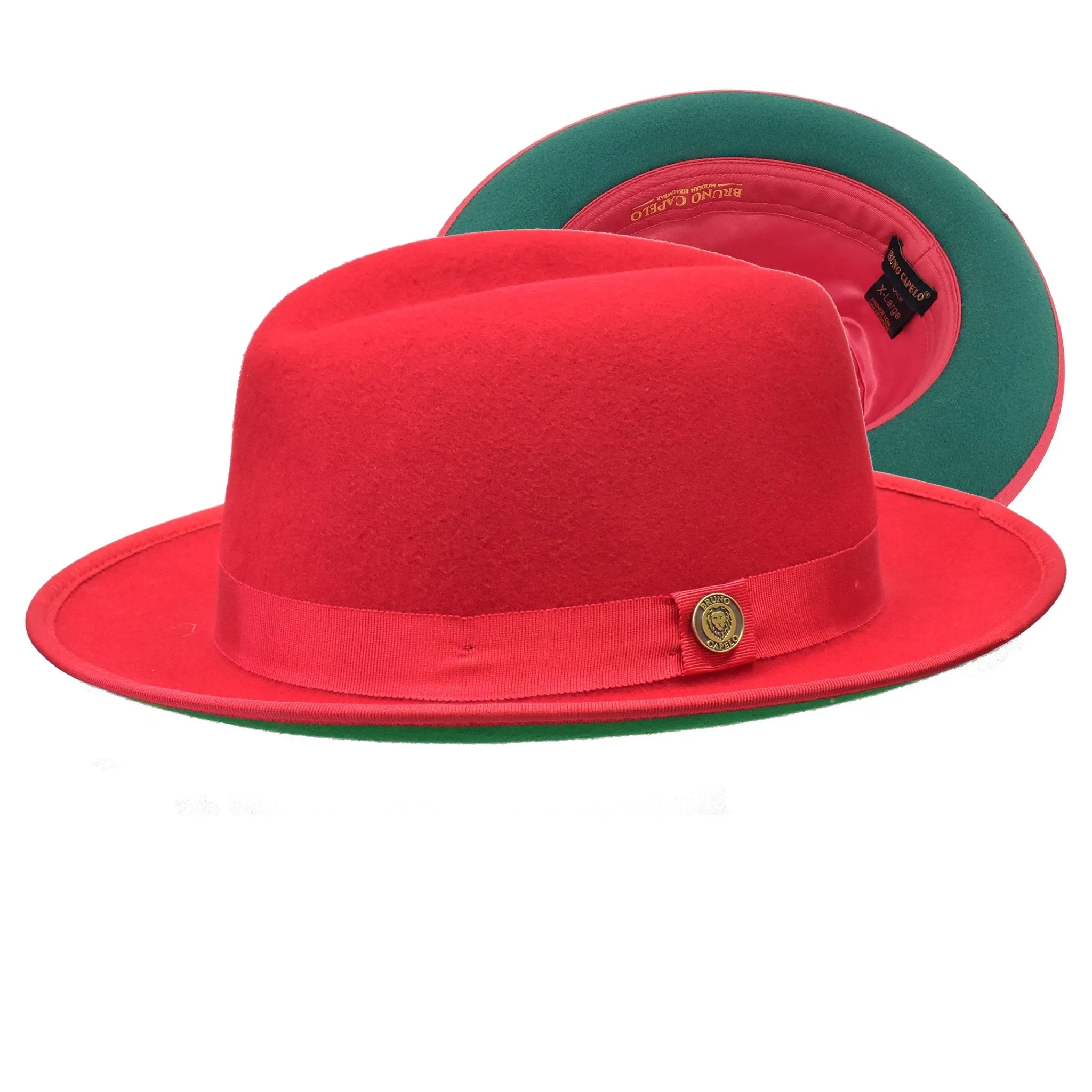 Bruno Capelo Princeton Color Bottom Center Dent Wool Fedora