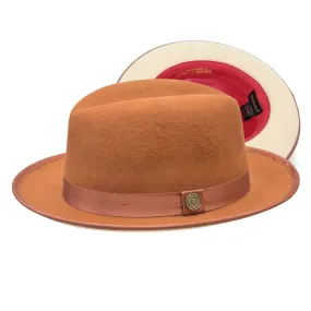 Bruno Capelo Princeton Color Bottom Center Dent Wool Fedora