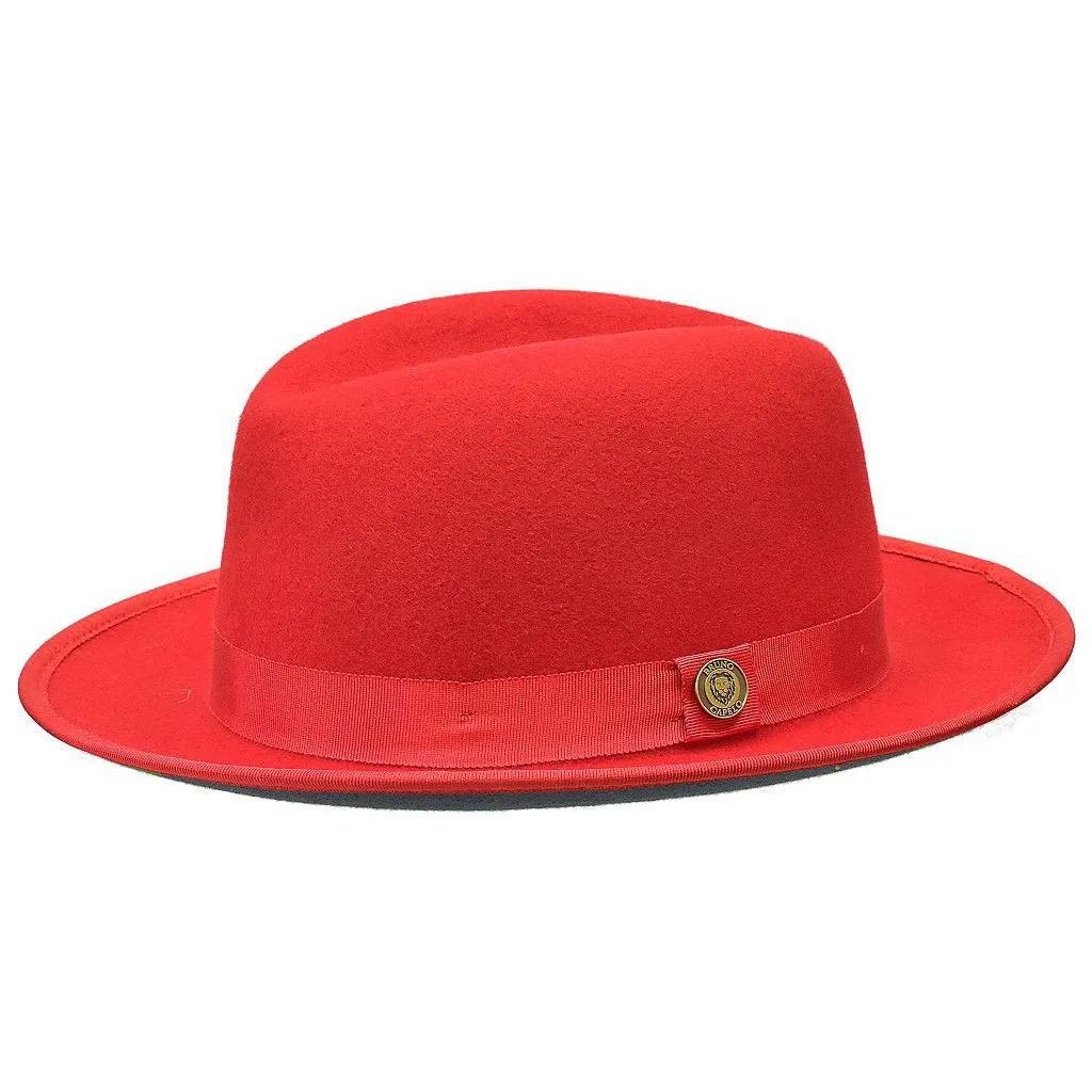 Bruno Capelo Princeton Color Bottom Center Dent Wool Fedora