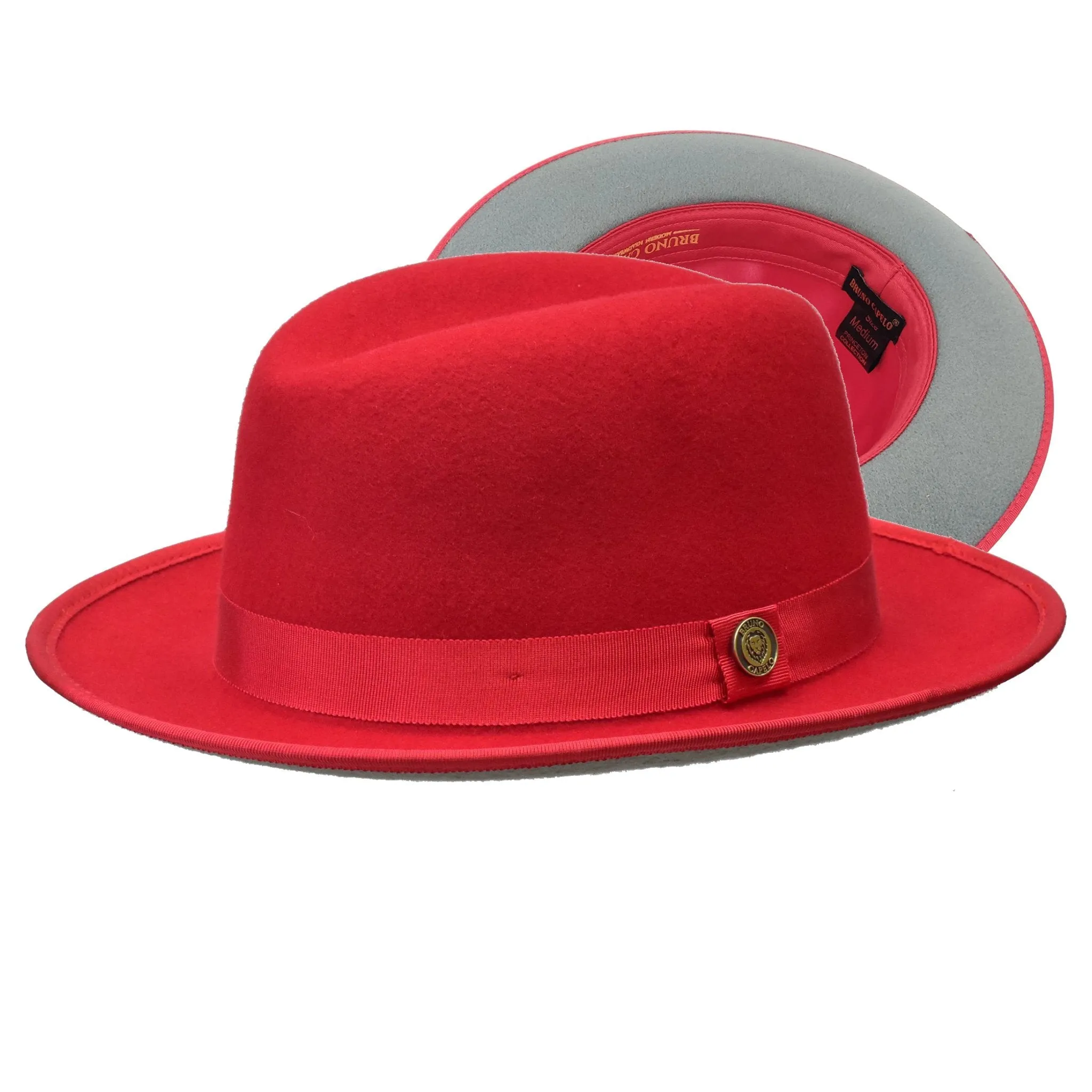 Bruno Capelo Princeton Color Bottom Center Dent Wool Fedora