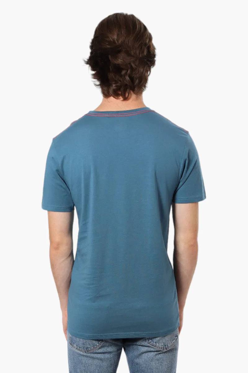 Canada Weather Gear Mountain Print Tee - Blue