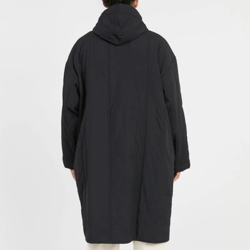 Canopy Coat - Black Quilted Recycled Nylon