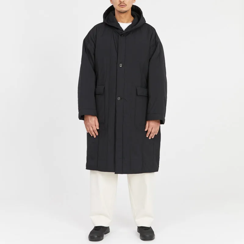 Canopy Coat - Black Quilted Recycled Nylon