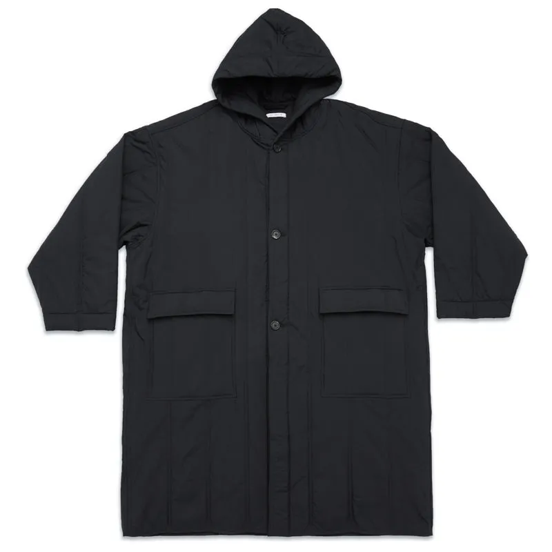 Canopy Coat - Black Quilted Recycled Nylon