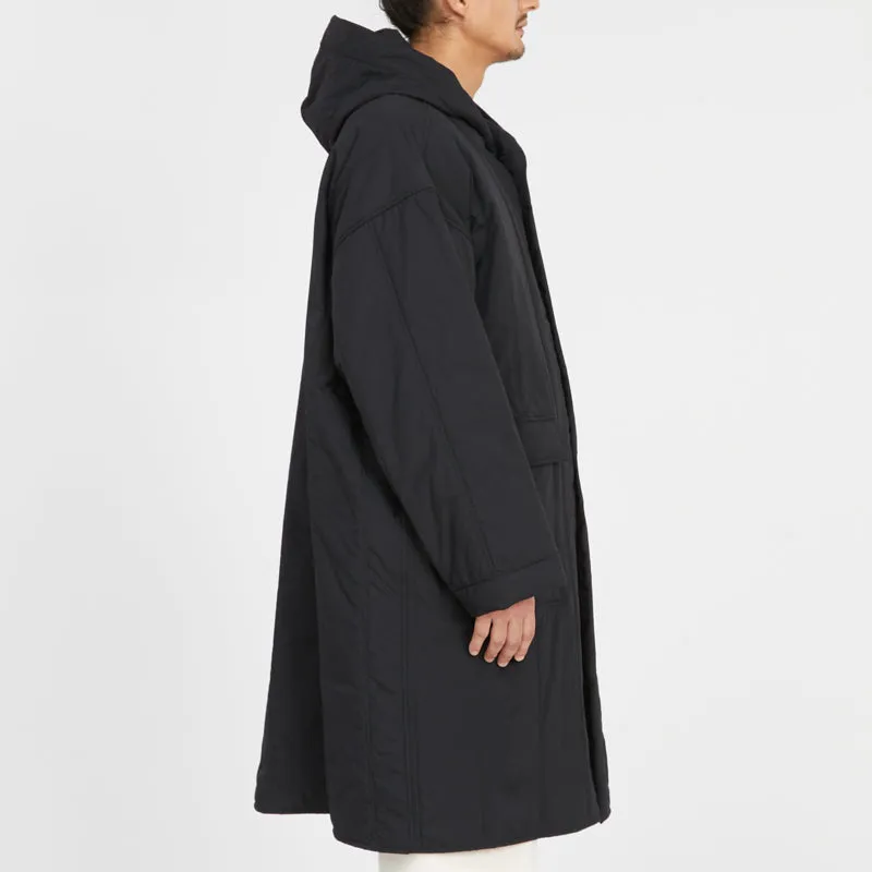 Canopy Coat - Black Quilted Recycled Nylon