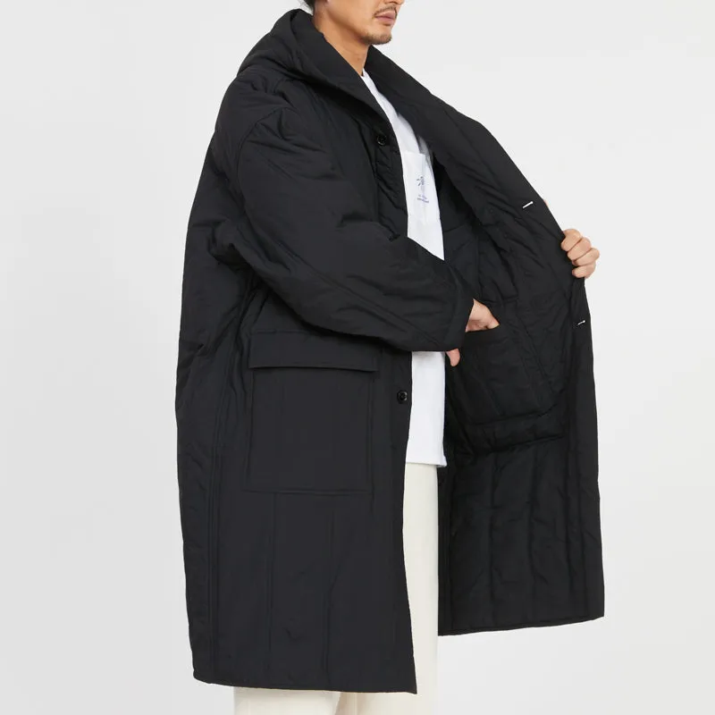 Canopy Coat - Black Quilted Recycled Nylon