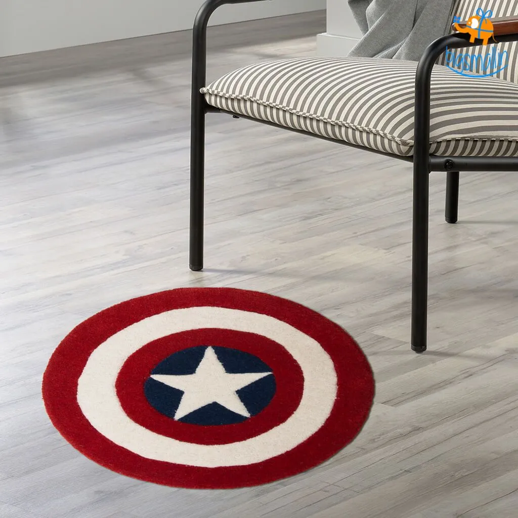 Captain America Shield Rug