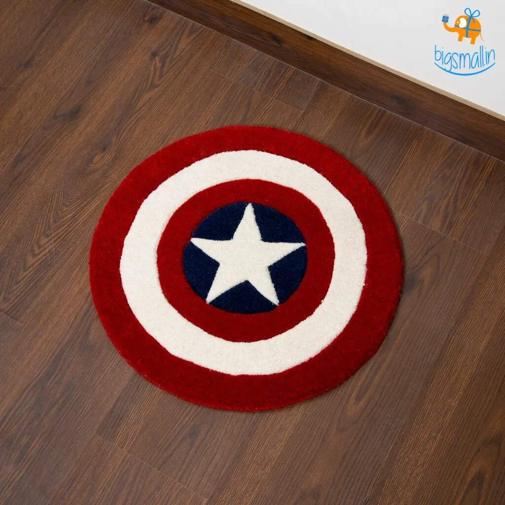 Captain America Shield Rug