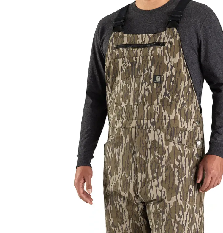 Carhartt Super Dux Relaxed Fit Insulated Camo Bib Overall