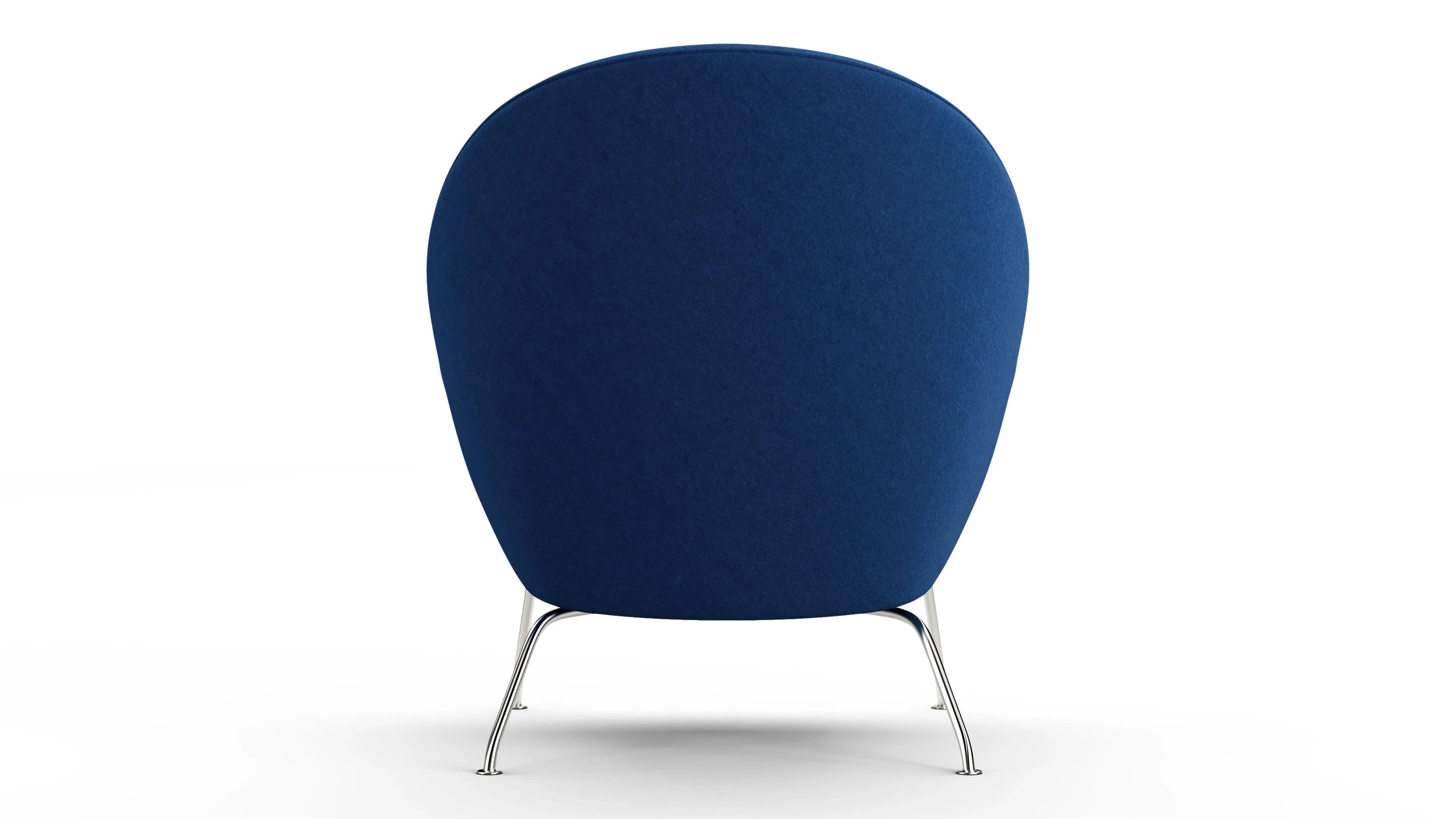 CH468 Oculus - CH468 Oculus Chair, Indigo Blue Wool