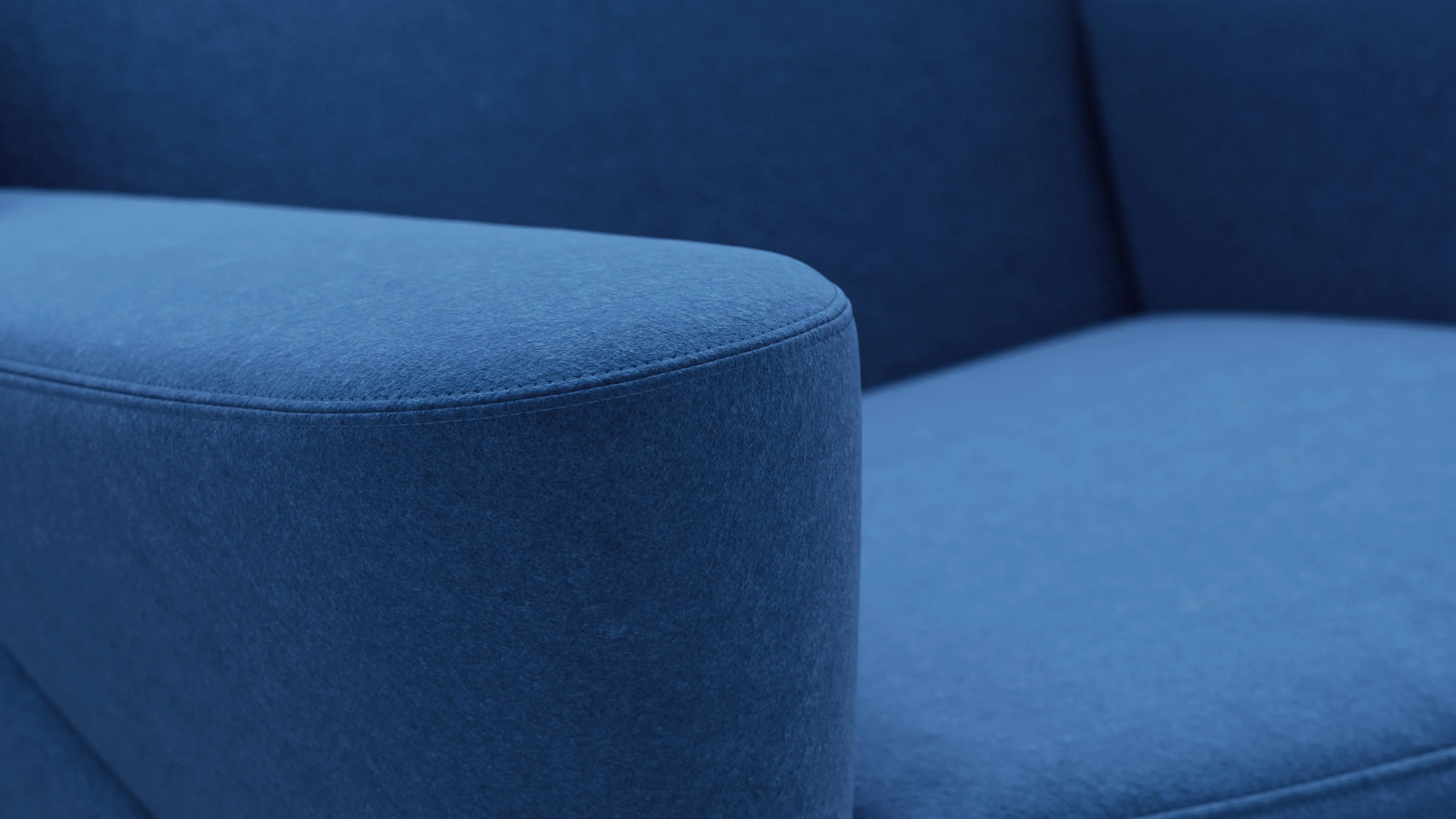 CH468 Oculus - CH468 Oculus Chair, Indigo Blue Wool