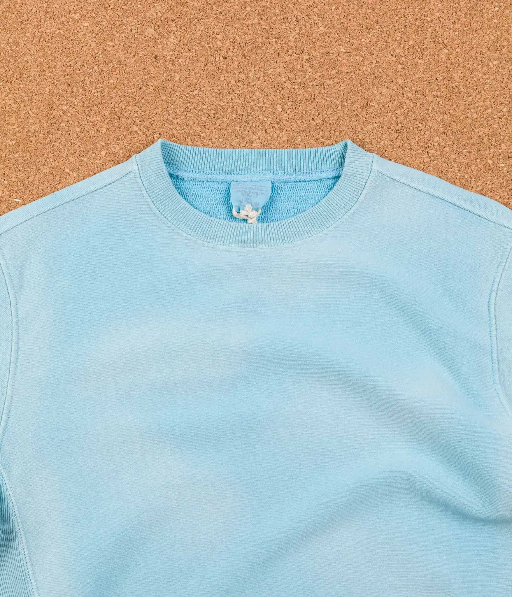 Champion Reverse Weave Enzyme Washed Crewneck Sweatshirt - Powder Blue