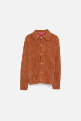 Chenille Button-Up Shirt