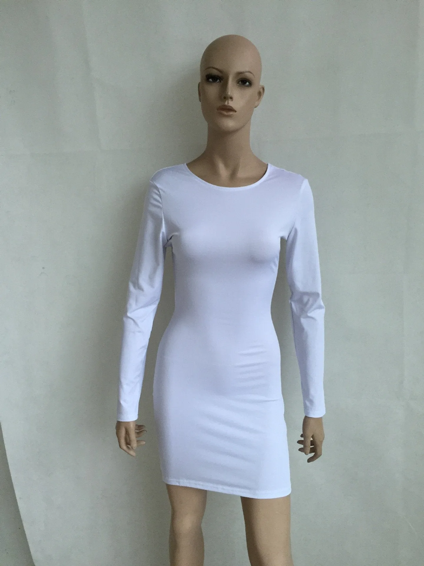 Clearance Open Cross Bandage Back Bodycon Mini Dress