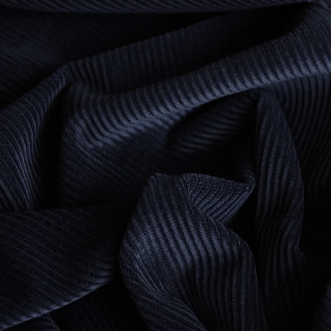 Corded Dark Navy  - Jumbo Corduroy