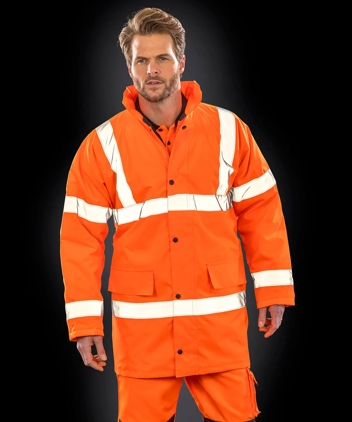 Core safety high-viz coat | Hi-Viz Yellow