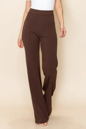 Dark Brown The Most Popular High Waisted Dress Pants