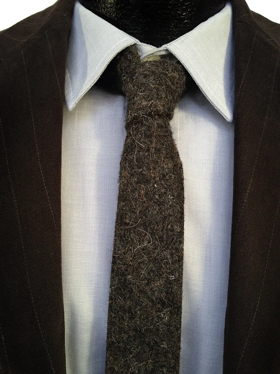 Dark Grey Industrial Felt Necktie