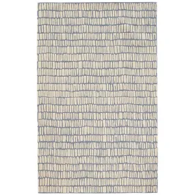 Dash & Albert Roark Pewter Blue Tufted Wool Rug