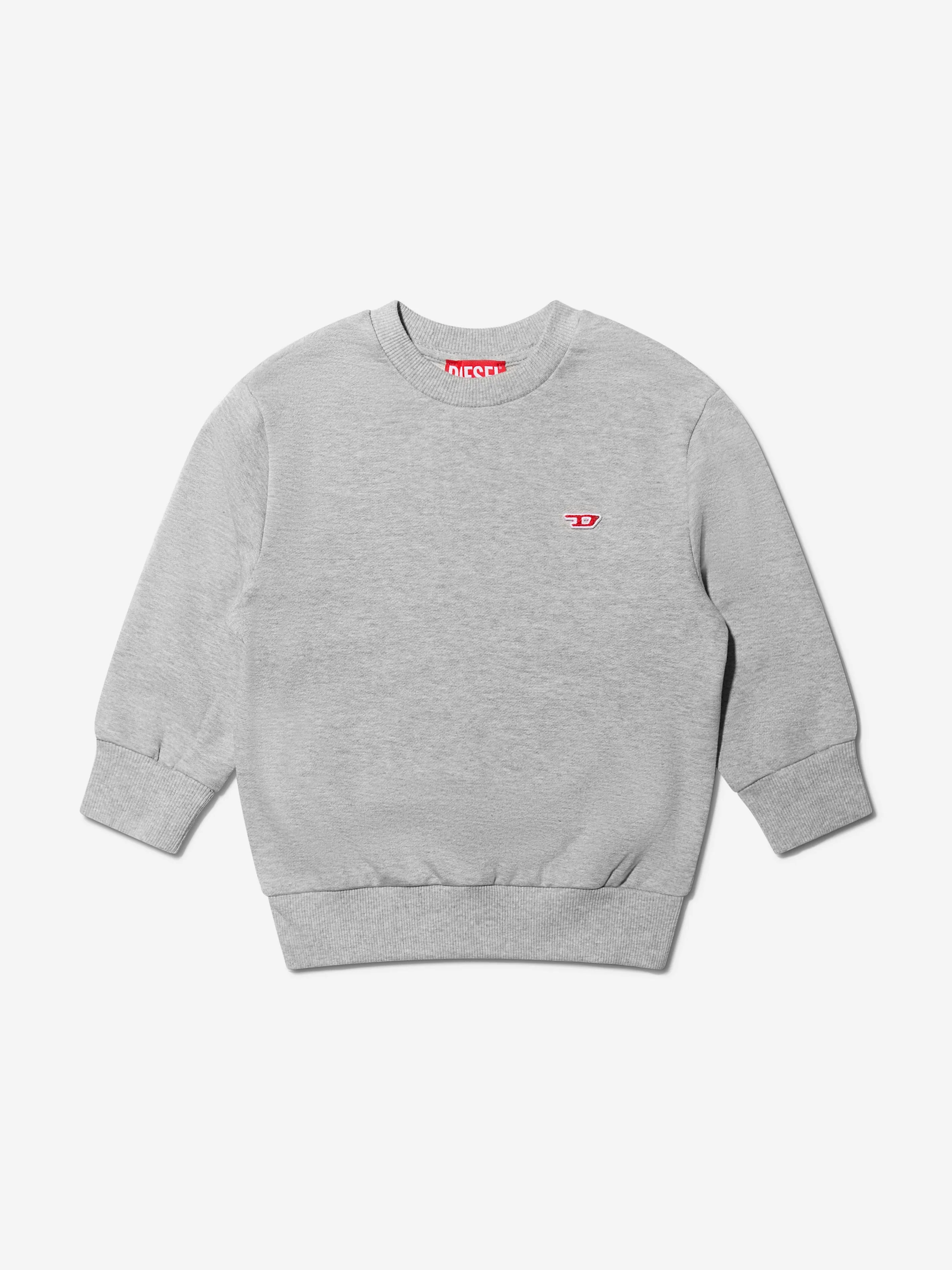 Diesel Kids Logo Sweatshirt in Grey