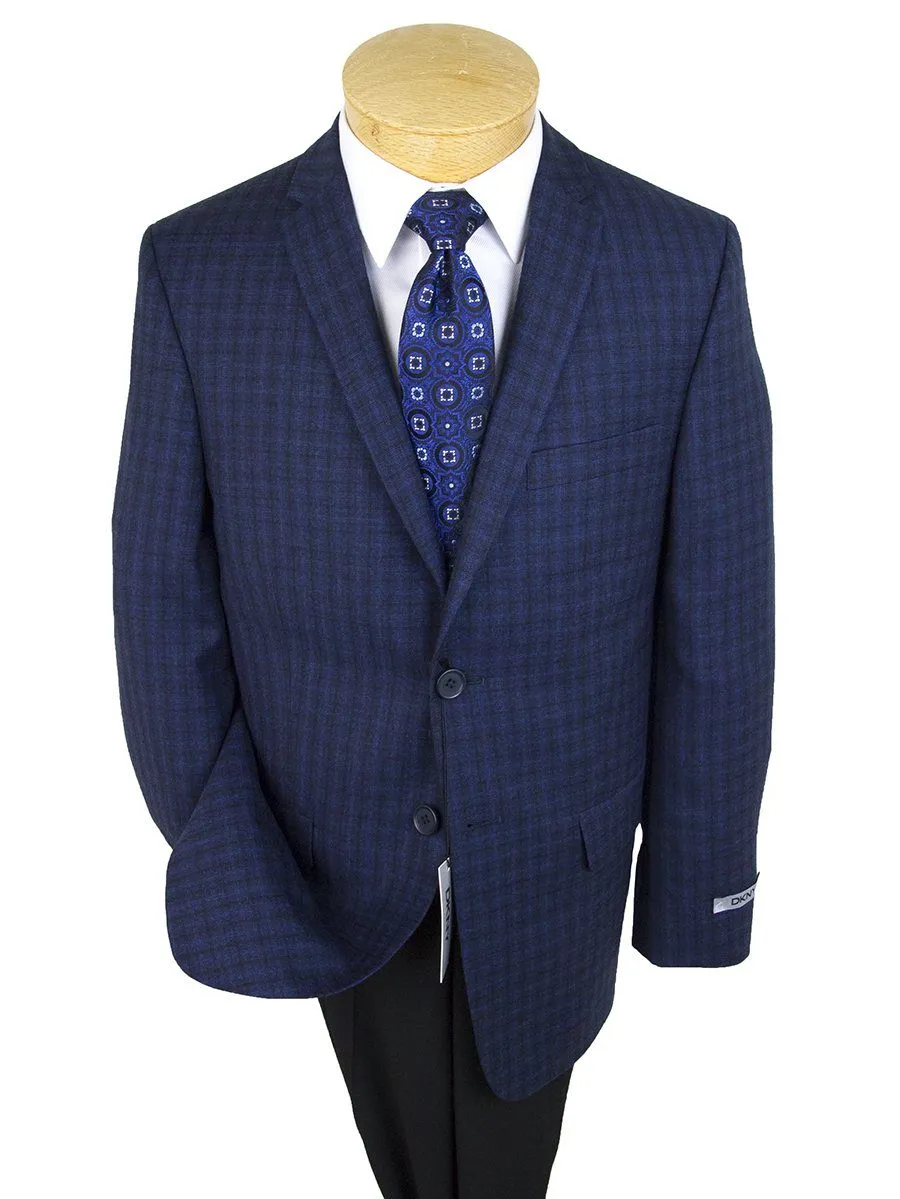 DKNY 25376 100% Wool Boy's Skinny Fit Boys Boy's Sport Coat - Blue