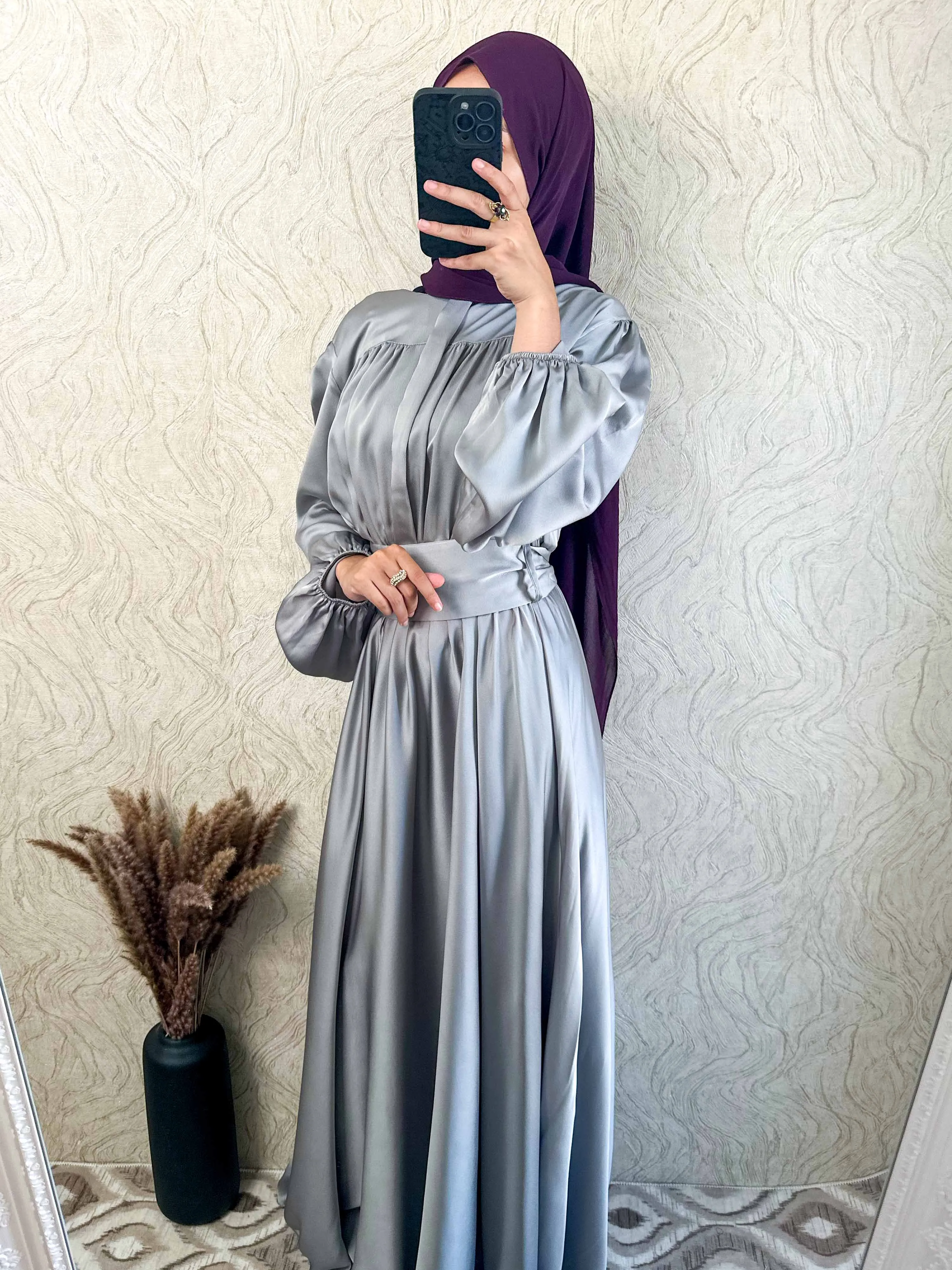 DMN Satin Maxi Dress