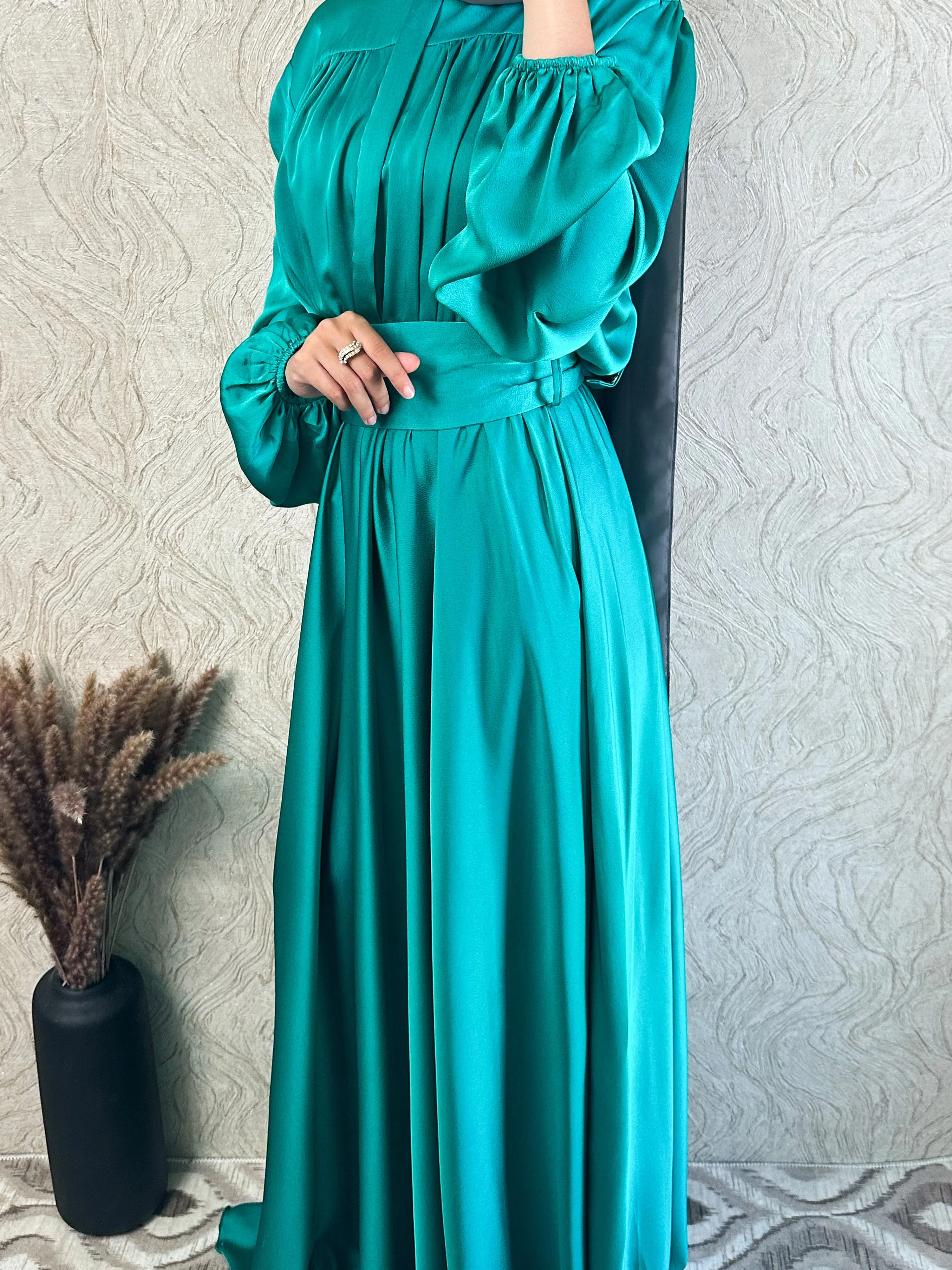 DMN Satin Maxi Dress